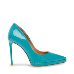 Steve Madden Klassy Pump TEAL PATENT