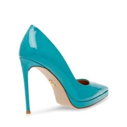 Steve Madden Klassy Pump TEAL PATENT -Steve Madden SM11002464 02002 836 03