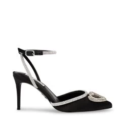 Steve Madden Legaci Sandal BLACK SATIN