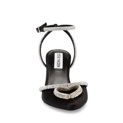 Steve Madden Legaci Sandal BLACK SATIN -Steve Madden SM11002509 04003 486 03