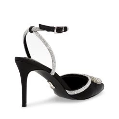 Steve Madden Legaci Sandal BLACK SATIN -Steve Madden SM11002509 04003 486 05