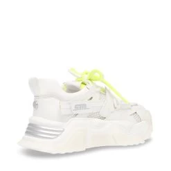 Steve Madden Kingdom Sneaker WHITE/SIL 11 Steve Madden Kingdom Sneaker WHITE/SIL -Steve Madden SM11002519 04005 196 05