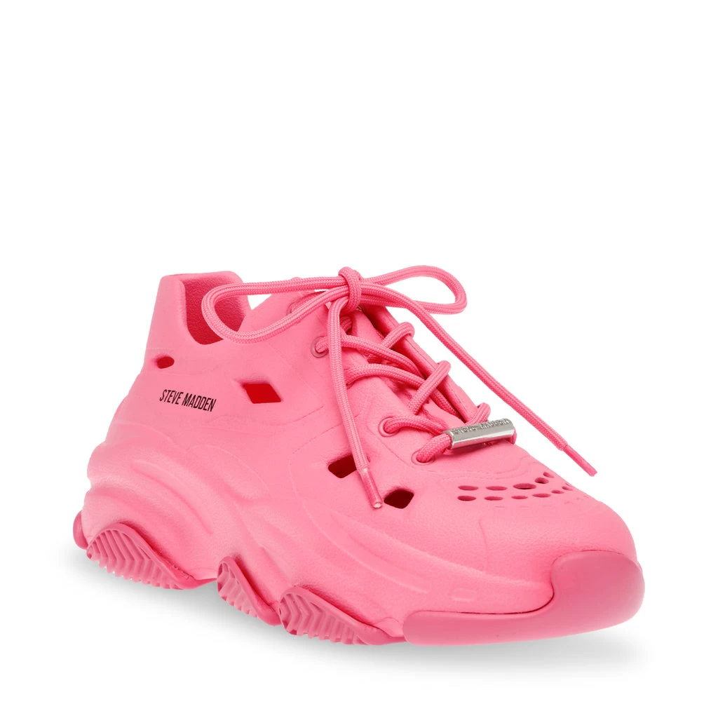 Steve Madden Possessive Sneaker HOT PINK 2 Steve Madden Possessive Sneaker HOT PINK – Image 2