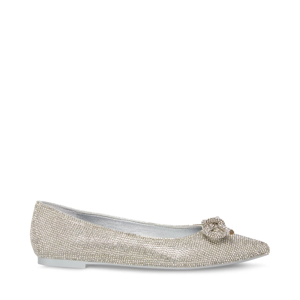 Steve Madden Elina-R Ballerina SILVER 1 Steve Madden Elina-R Ballerina SILVER