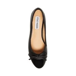 Steve Madden Ellison Ballerina BLACK LEATHER -Steve Madden SM11002818 03009 017 06