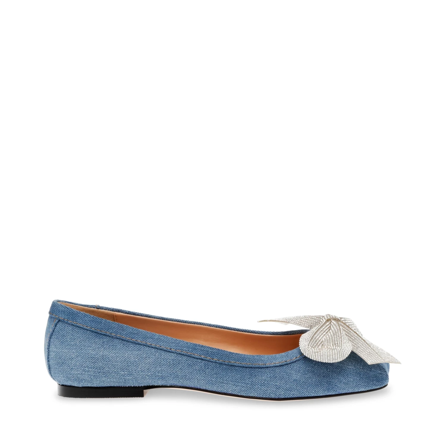 Steve Madden Verano Ballerina BLUE DENIM 1 Steve Madden Verano Ballerina BLUE DENIM