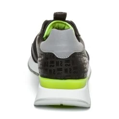 Spence Sneaker BLACK/LIME -Steve Madden SM12000520 03009 BLL 04