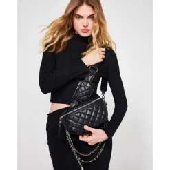 Bpossess Crossbody Bag BLACK -Steve Madden SM13000774 02002 BLK 07