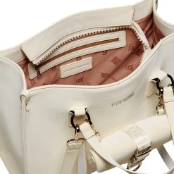 Bvelvet Tote WHITE -Steve Madden SM13000823 02002 WHT 02