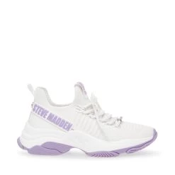 Steve Madden Mac-E Sneaker WHITE/LAVENDER