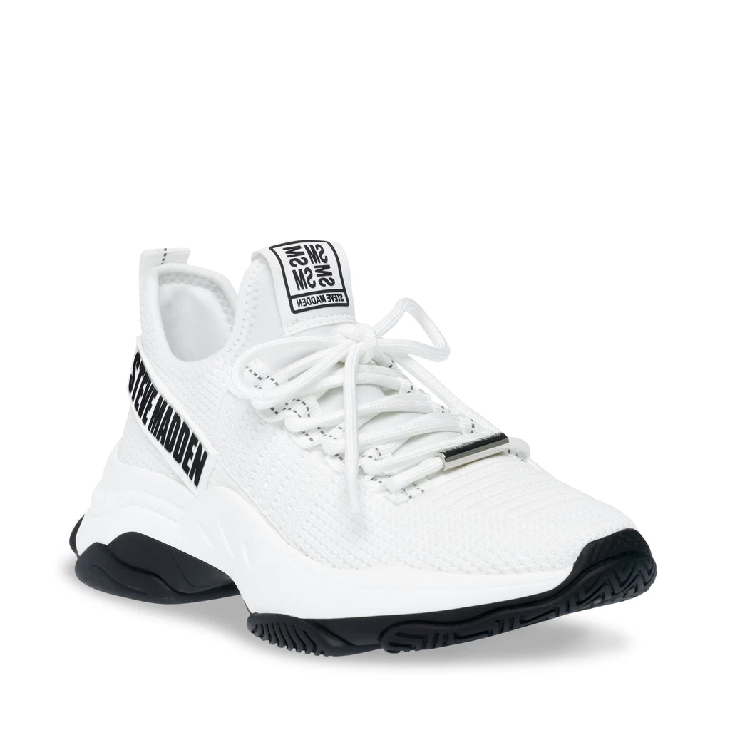 Steve Madden Mac-E Sneaker WHITE/BLACK 2 Steve Madden Mac-E Sneaker WHITE/BLACK – Image 2