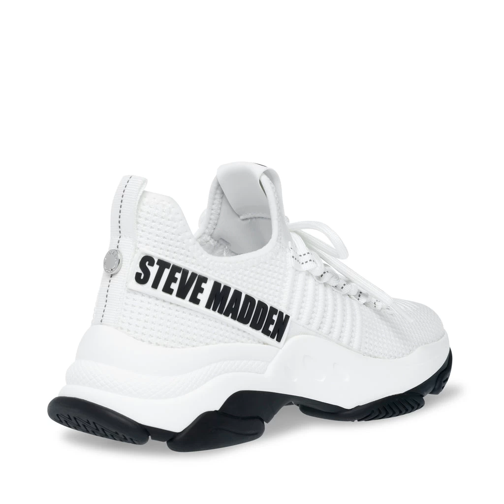 Steve Madden Mac-E Sneaker WHITE/BLACK 7 Steve Madden Mac-E Sneaker WHITE/BLACK – Image 7