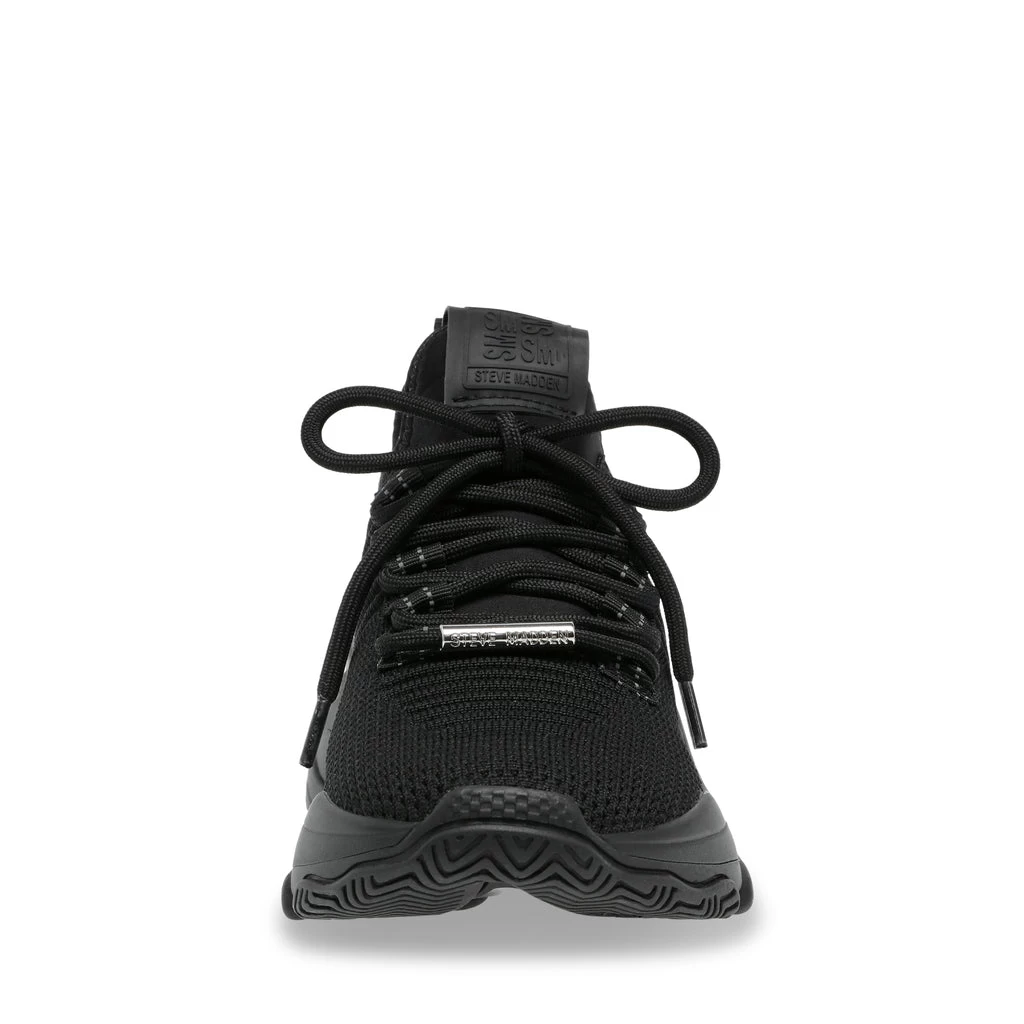 Steve Madden Mac-E Sneaker BLACK/BLACK 3 Steve Madden Mac-E Sneaker BLACK/BLACK – Image 3