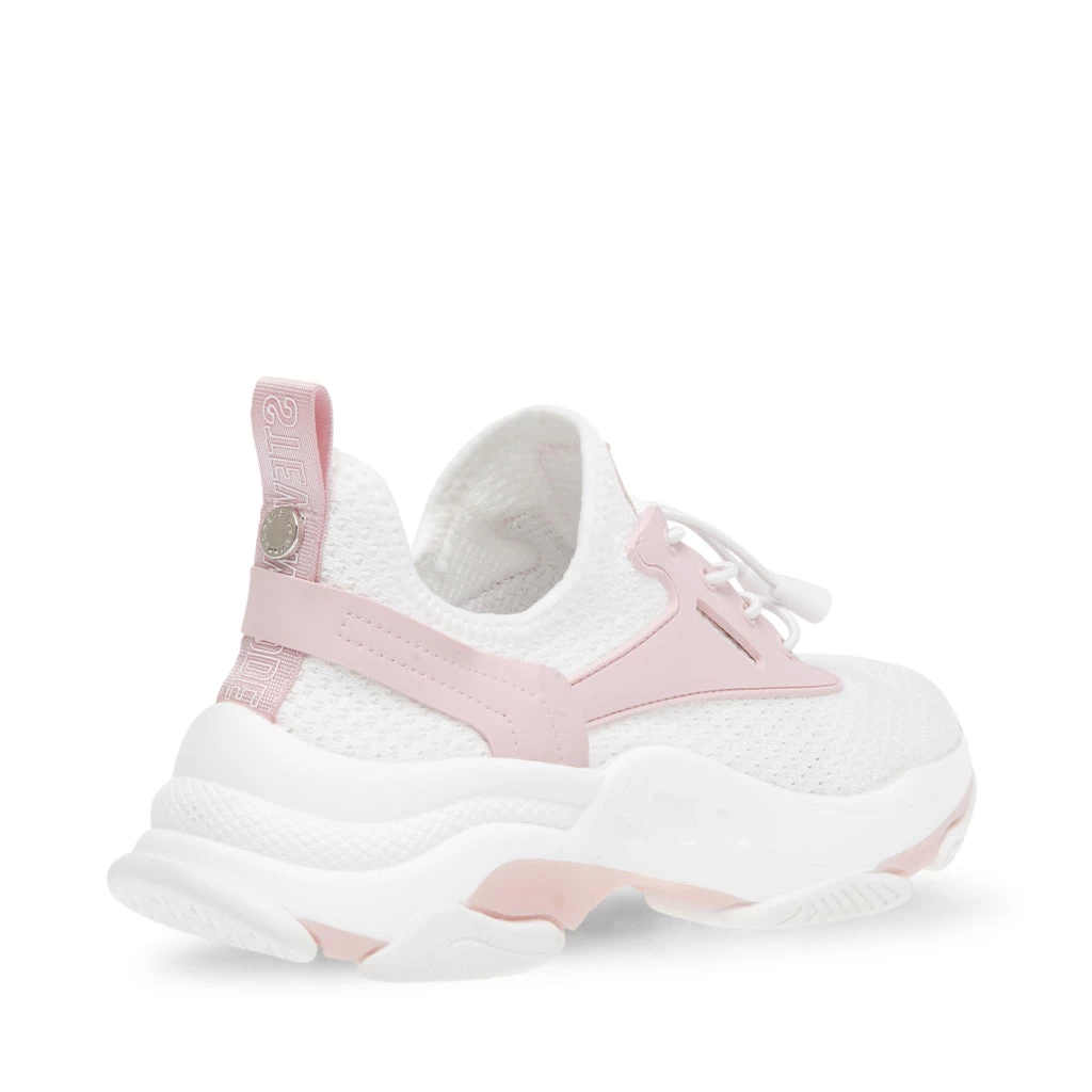 Steve Madden Match-E Sneaker WHITE/PINK 7 Steve Madden Match-E Sneaker WHITE/PINK â Image 7