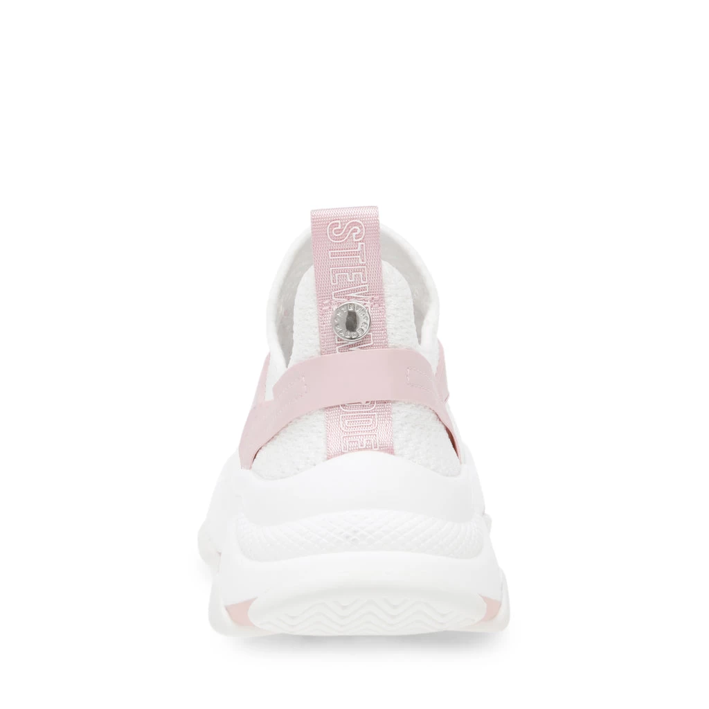 Steve Madden Match-E Sneaker WHITE/PINK 4 Steve Madden Match-E Sneaker WHITE/PINK â Image 4