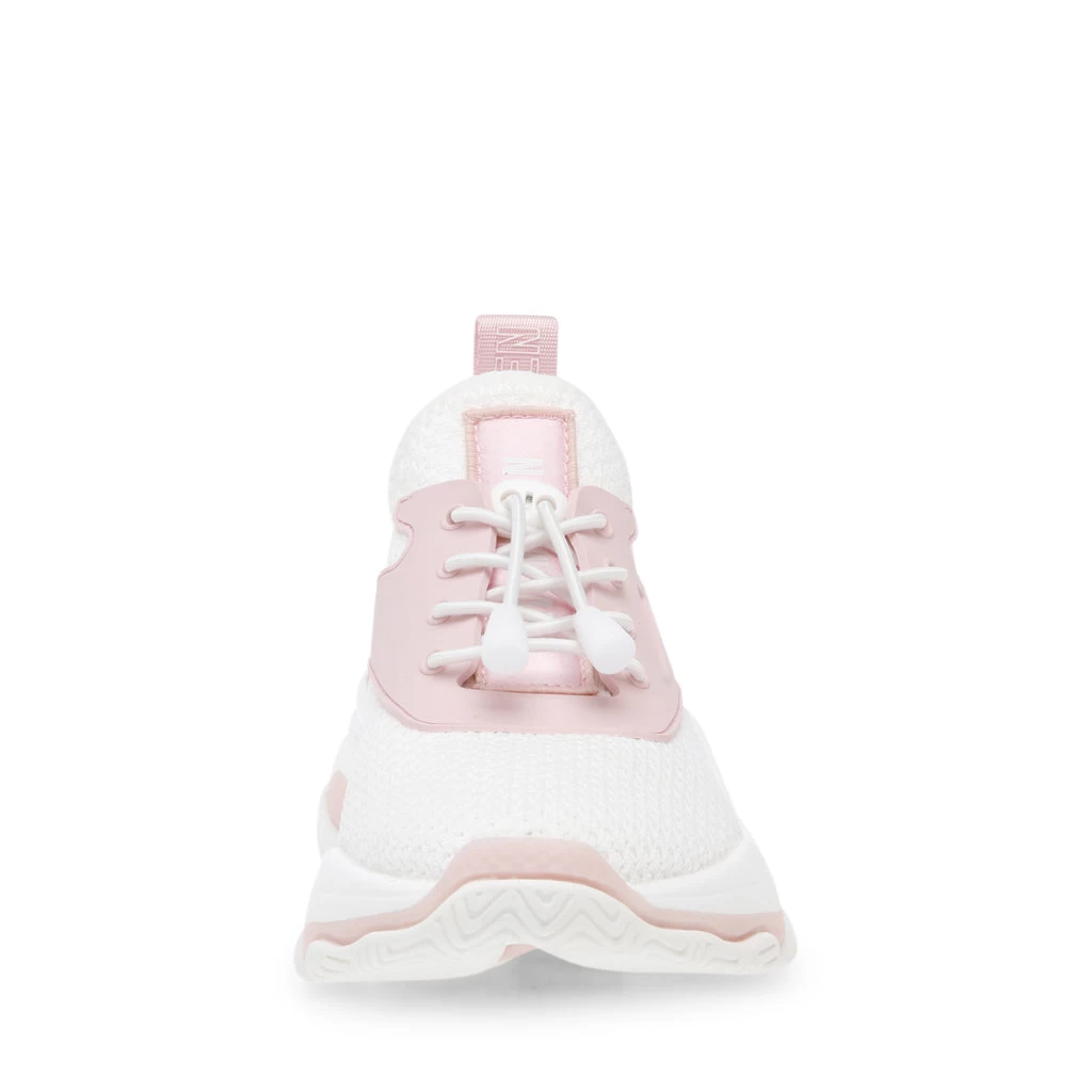 Steve Madden Match-E Sneaker WHITE/PINK 3 Steve Madden Match-E Sneaker WHITE/PINK â Image 3