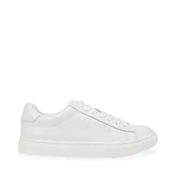 Steve Madden Cinematic Sneaker WHITE LEATHER