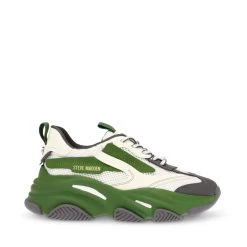 Steve Madden Possession-E Sneaker WHITE/GREEN