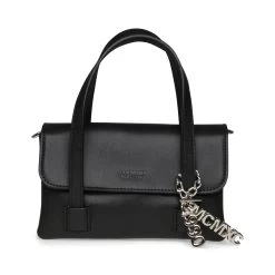 Brare Leather Clutch BLACK