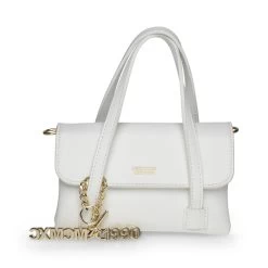 Brare Leather Clutch WHITE