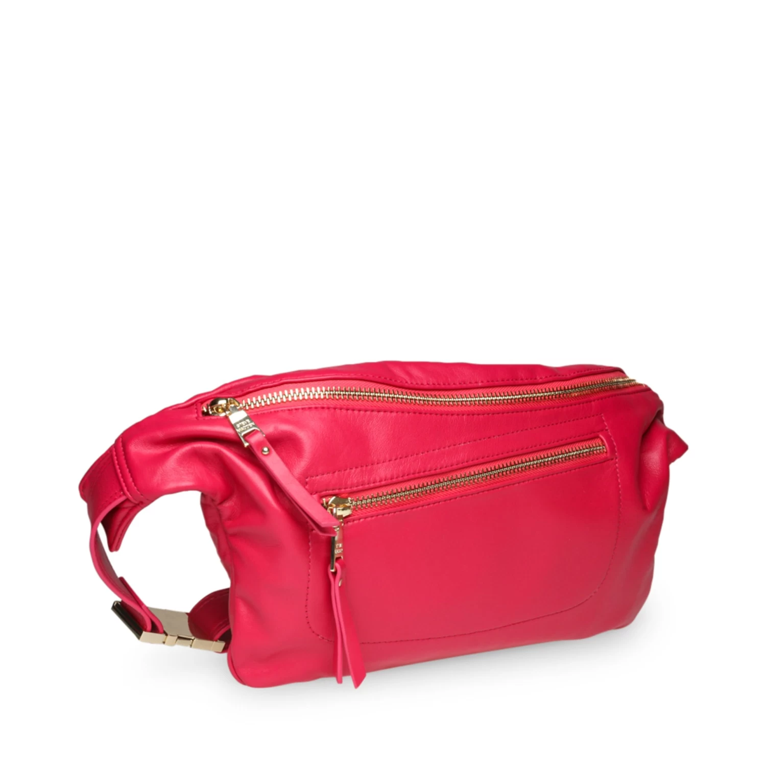 Bnevya Leather Crossbody Bag HOT PINK 2 Bnevya Leather Crossbody Bag HOT PINK – Image 2