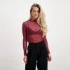 The Eliza Mesh Top PINK GLO