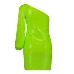 Katya Dress NEON GREEN -Steve Madden SMA11000219 02004 NGRN 02