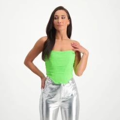 Dahlia Top NEON GREEN -Steve Madden SMA11000220 04004 NGRN 05