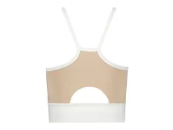 Idynamic Top CAMEL -Steve Madden SPORTSBRALOGONUDEWHITE back