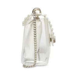 Bvyper Crossbody Bag WHITE -Steve Madden STEVEMADDEN HANDBAGS BVYPER WHITE PATENT SIDE