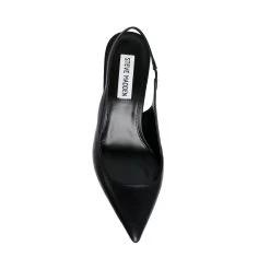 Steve Madden Lustrous Pump BLACK LEATHER 12 Steve Madden Lustrous Pump BLACK LEATHER -Steve Madden STEVEMADDEN INTL LUSTROUS BLACK LEATHER TOP 1