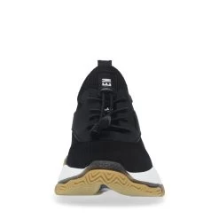 Steve Madden Match Sneaker BLACK/OFF WHITE -Steve Madden STEVEMADDEN INTL MATCH BLACK WHITE FRONT
