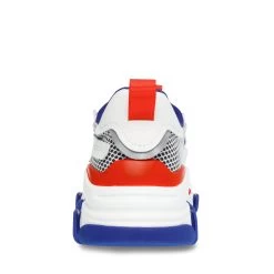 Steve Madden Possession Sneaker BLUE/WHITE -Steve Madden STEVEMADDEN INTL POSSESSION BLUE WHITE BACK