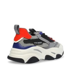 Steve Madden Possession Sneaker GREY/BLUE -Steve Madden STEVEMADDEN INTL POSSESSION GREY BLUE ALT1