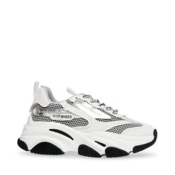Steve Madden Possession Sneaker SILVER/WHITE