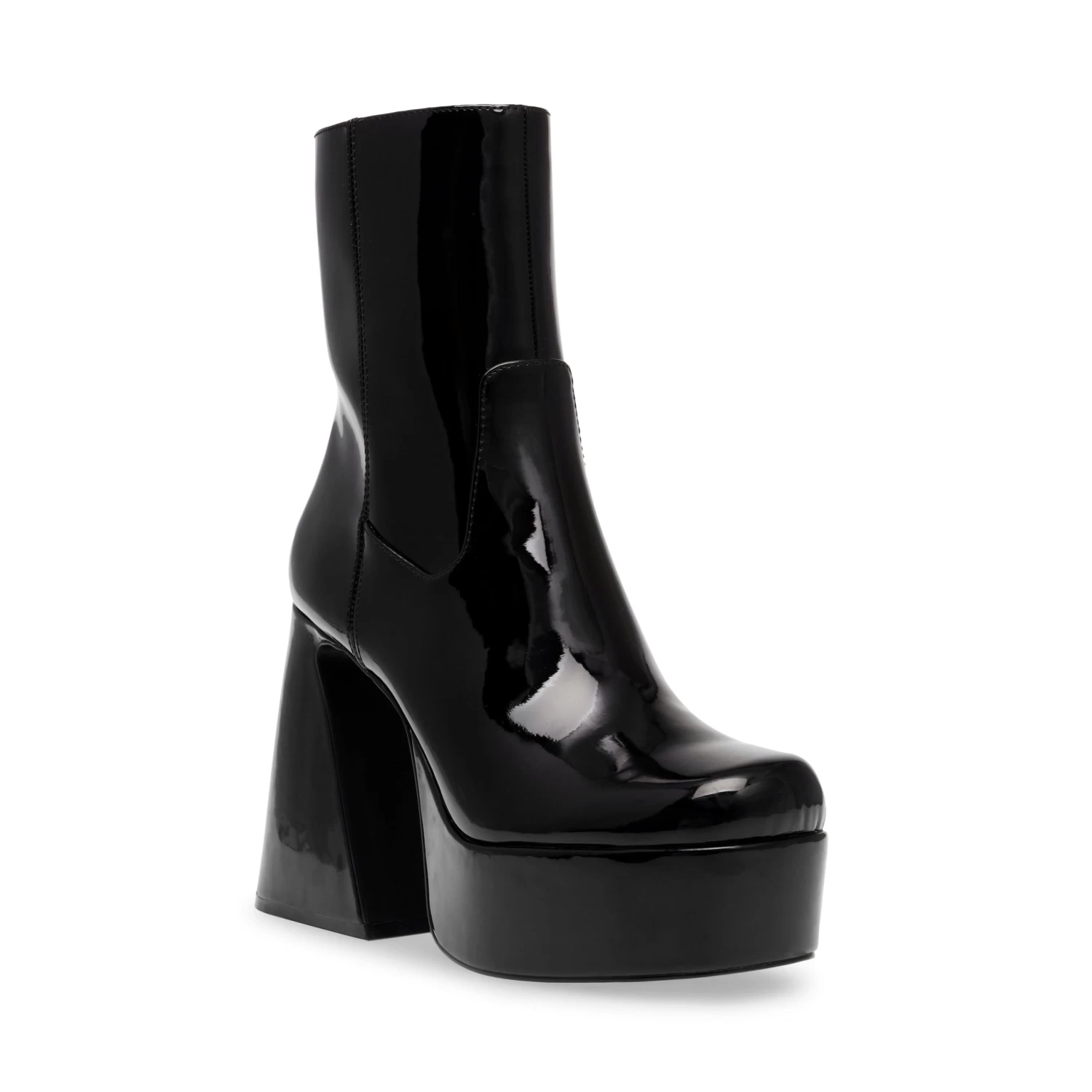 Steve Madden Profuse Bootie BLACK PATENT 3 Steve Madden Profuse Bootie BLACK PATENT – Image 3