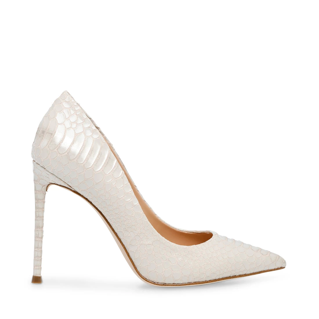 Steve Madden Vala Heel BONE/GOLD 1 Steve Madden Vala Heel BONE/GOLD