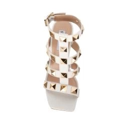 Steve Madden Capri Sandal BONE -Steve Madden STEVEMADDEN SANDALS CAPRI BONE LEATHER TOP