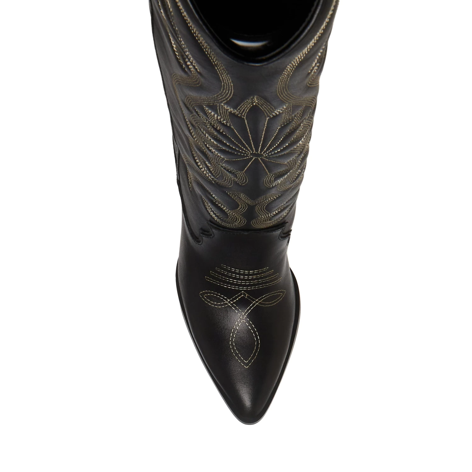 Steve Madden Lasso Boot BLACK LEATHER 5 Steve Madden Lasso Boot BLACK LEATHER – Image 5