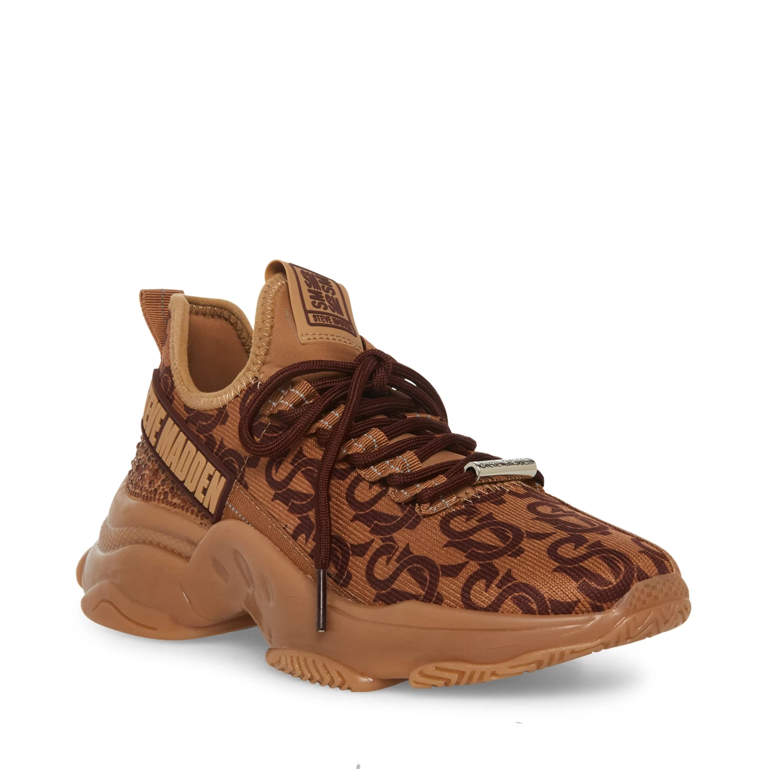 Steve Madden Maxilla-SM Sneaker BROWN/TAN 2 Steve Madden Maxilla-SM Sneaker BROWN/TAN – Image 2