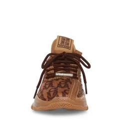 Steve Madden Maxilla-SM Sneaker BROWN/TAN 9 Steve Madden Maxilla-SM Sneaker BROWN/TAN -Steve Madden STEVEMADDEN SHOES MAXILLA SM BROWN TAN FRONT
