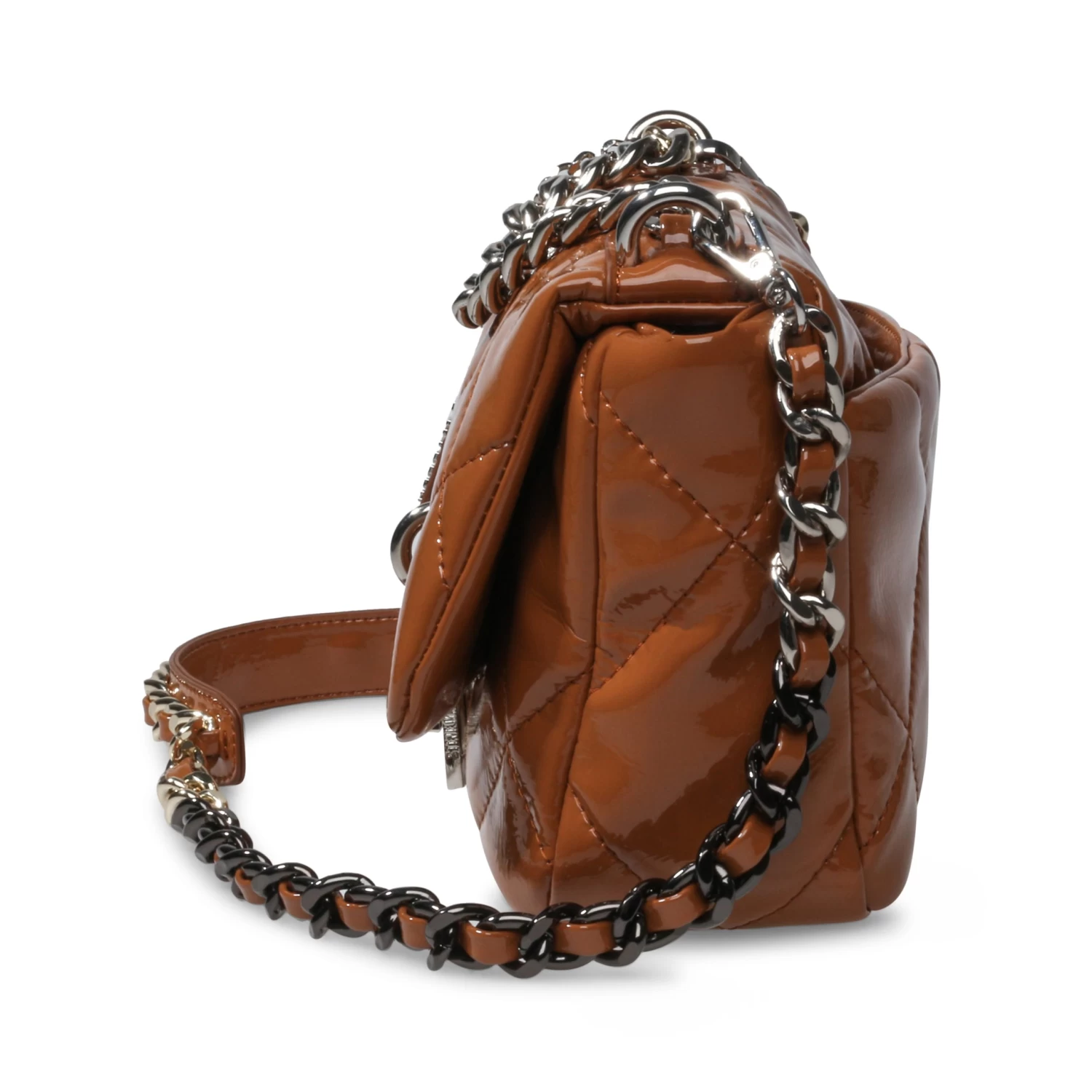 Bterra-P Crossbody Bag CAMEL PATENT 5 Bterra-P Crossbody Bag CAMEL PATENT â Image 5