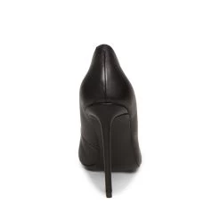 Steve Madden Vala Heel BLACK LEATHER -Steve Madden STEVEMADDEN INTL VALA BLACK LEATHER BACK 1522 2 preview