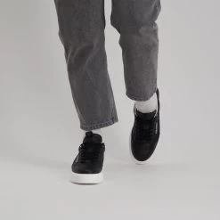 Orlando Sneaker BLACK LEATHER -Steve Madden fynnerblackwhite P211222101254 Shoes TIFF 3